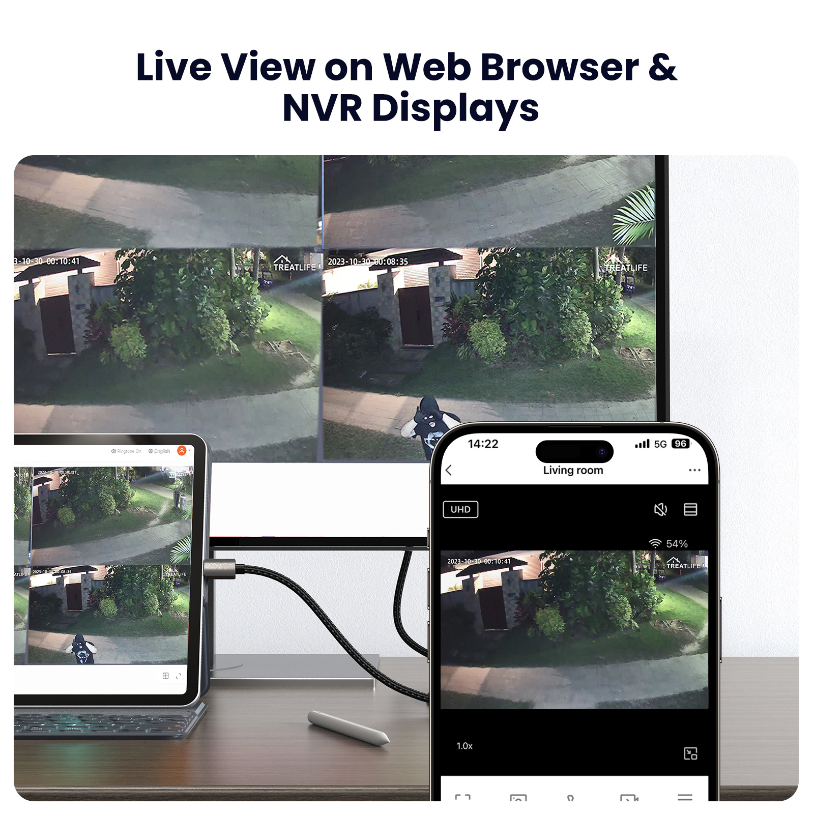 Indoor 3K 5MP WiFi Security Camera – Dual Band 2.4G/5G for Home Surveillance 5 Indoor 3K 5MP WiFi Security Camera – Dual Band 2.4G/5G for Home Surveillance - Image 5