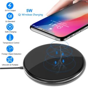 Wireless Charger Qi Certified – Ultra Slim 5W Charging Pad