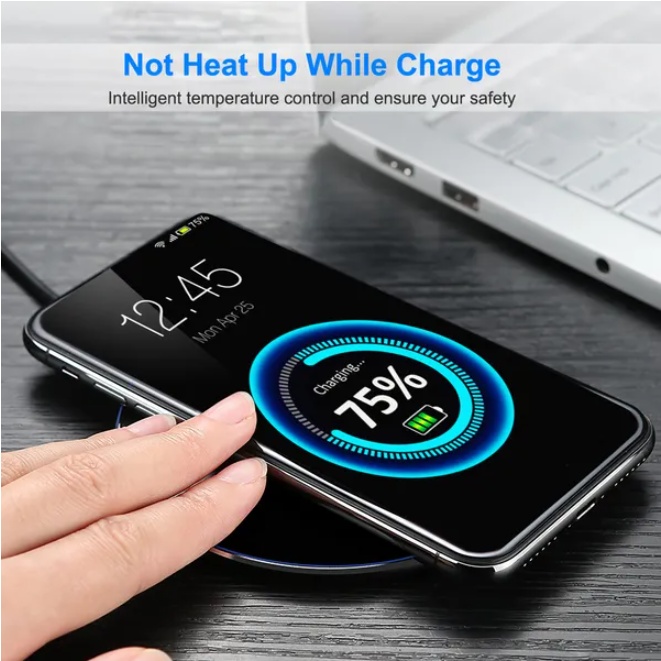 Wireless Charger Qi Certified – Ultra Slim 5W Charging Pad 4 Wireless Charger Qi Certified – Ultra Slim 5W Charging Pad - Image 4