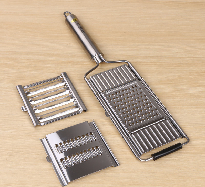 Stainless Steel Grater, Vegetable And Fruit Slicer, Peeler 8 Stainless Steel Grater, Vegetable And Fruit Slicer, Peeler - Image 8