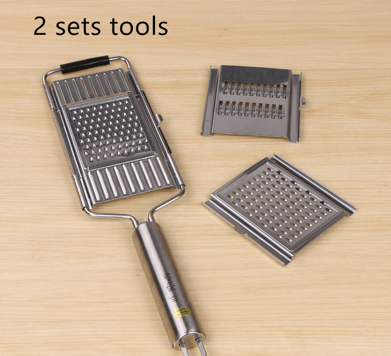Stainless Steel Grater, Vegetable And Fruit Slicer, Peeler 9 Stainless Steel Grater, Vegetable And Fruit Slicer, Peeler - Image 9