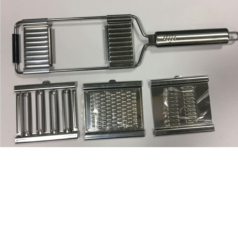 Stainless Steel Grater, Vegetable And Fruit Slicer, Peeler 2 Stainless Steel Grater, Vegetable And Fruit Slicer, Peeler - Image 2