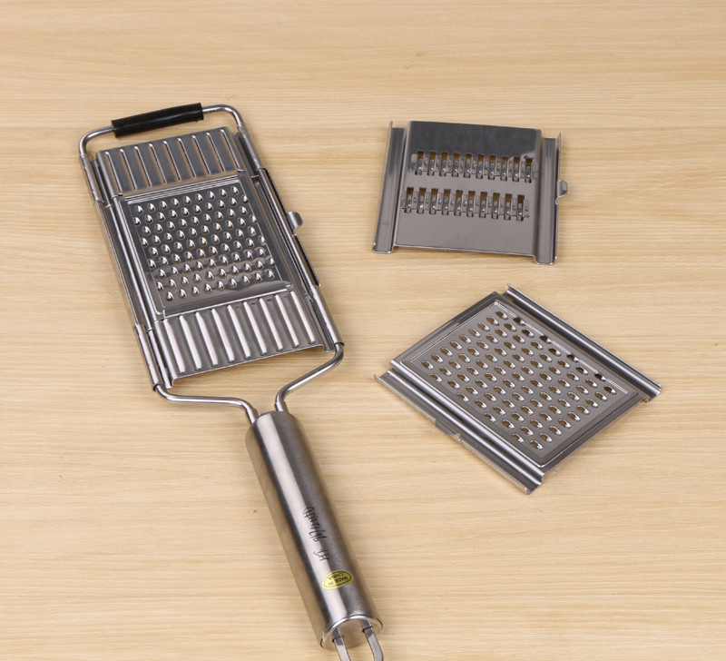Stainless Steel Grater, Vegetable And Fruit Slicer, Peeler 1 Stainless Steel Grater, Vegetable And Fruit Slicer, Peeler
